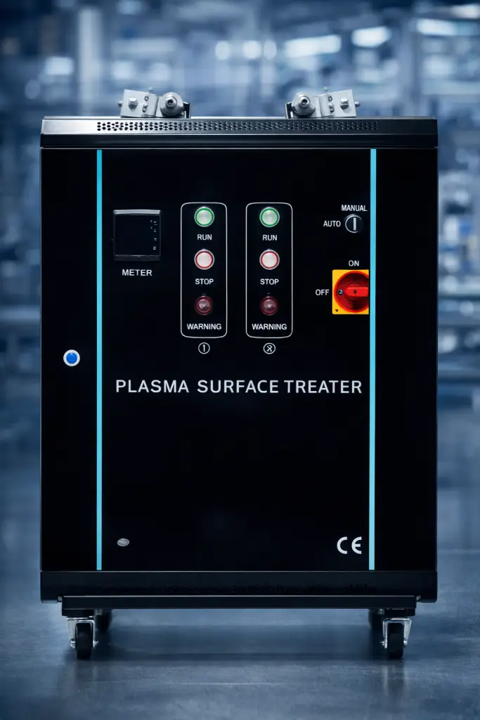 Tratamiento por plasma de piezas 2 cabezales