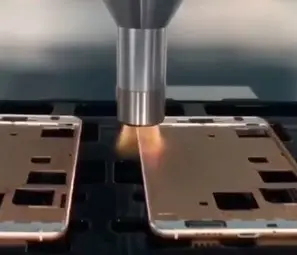 Plasma sobre pieza telefonia